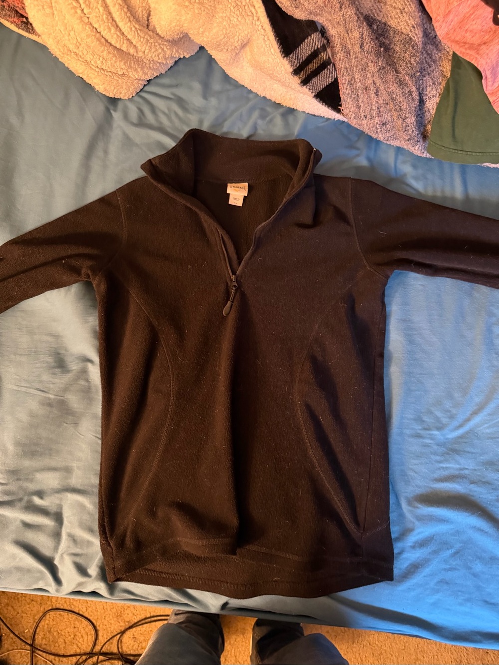 Everlast Men's Black Zip-Up Sweater